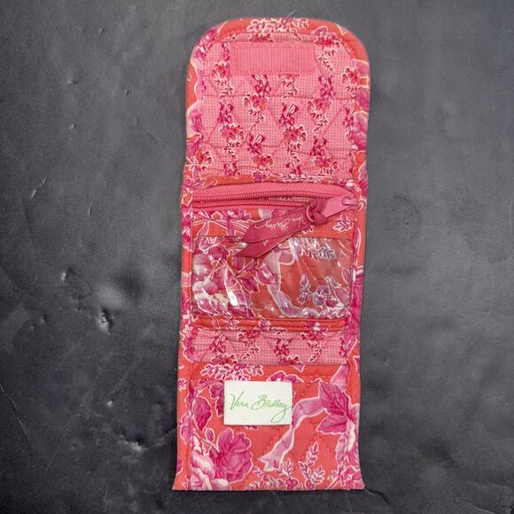 Vintage Vera Bradley Pink Hope Toile Cards Cuties Retired Tri-Fold Wallet - Picture 3 of 10